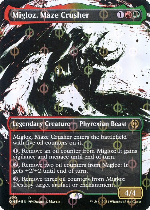 Migloz, Maze Crusher from Phyrexia: All Will Be One