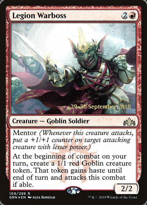 Legion Warboss from Guilds of Ravnica Promos