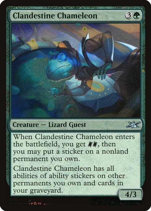 Clandestine Chameleon from Unfinity