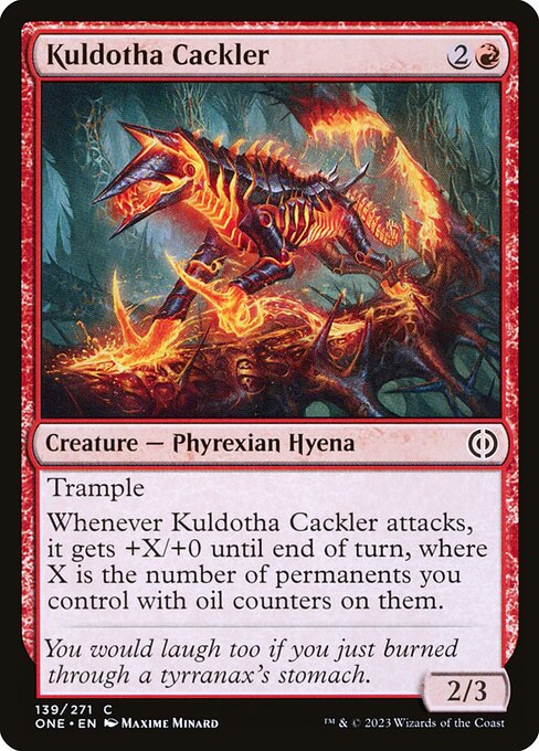 Kuldotha Cackler highlighted card art