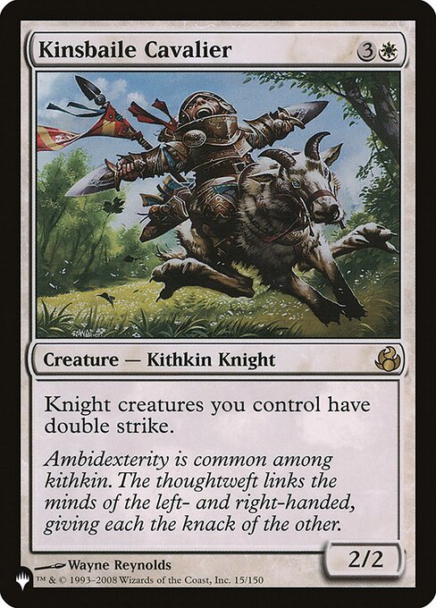 Kinsbaile Cavalier highlighted card art