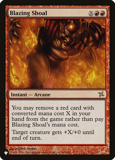 Blazing Shoal highlighted card art