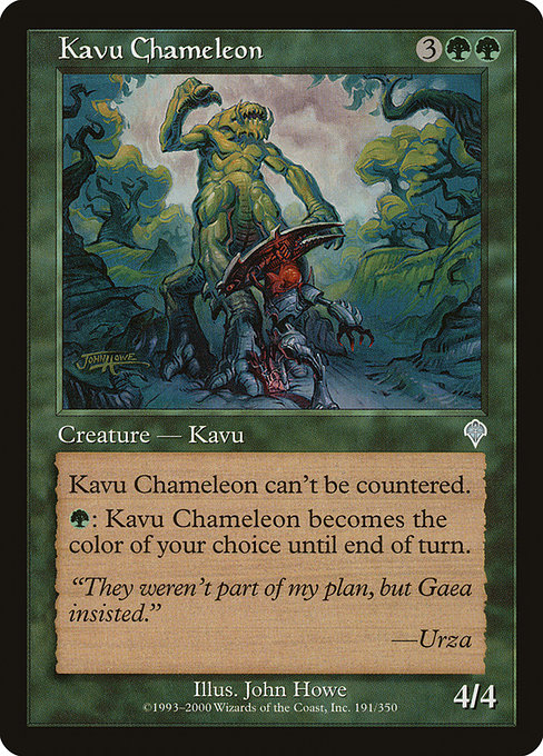 Kavu Chameleon from Invasion