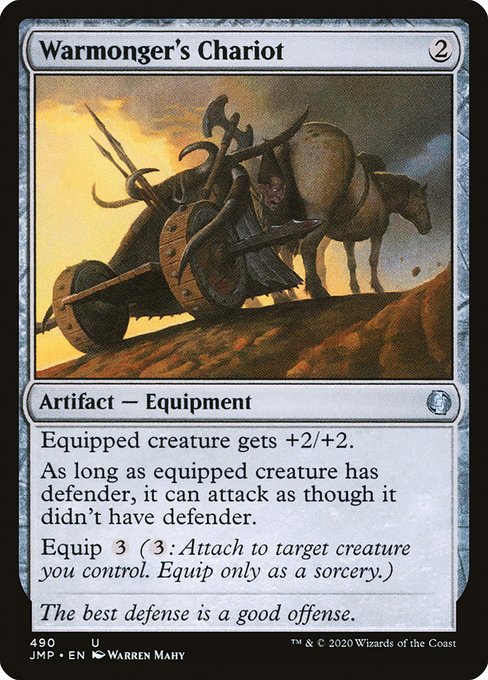 Warmonger's Chariot highlighted card art