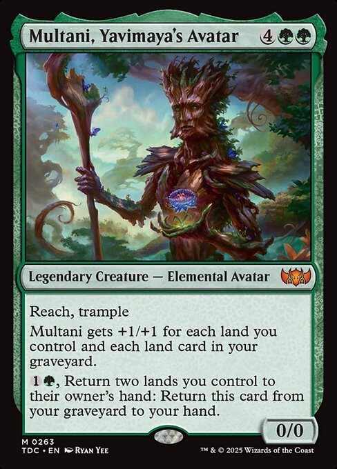 Multani, Yavimaya's Avatar from Tarkir: Dragonstorm Commander