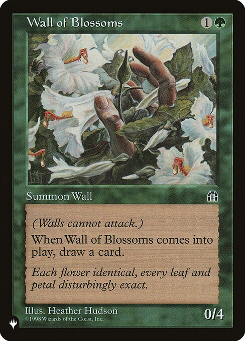 Wall of Blossoms from The List