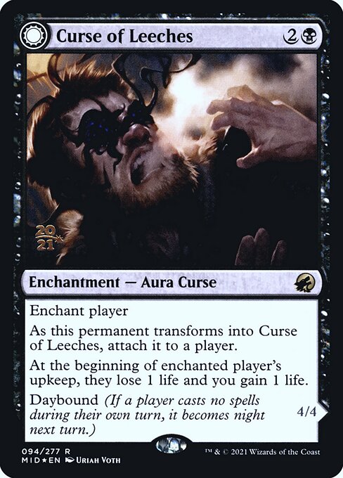 Curse of Leeches // Leeching Lurker from Innistrad: Midnight Hunt Promos