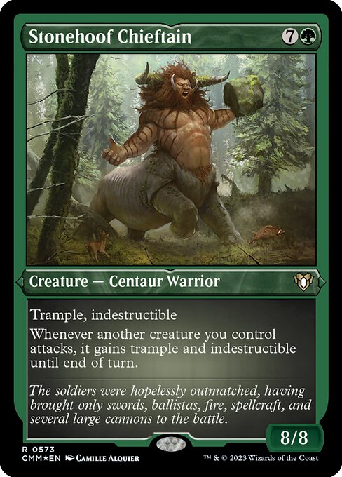 Stonehoof Chieftain from Commander Masters