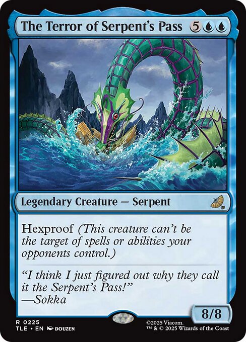 The Terror of Serpent's Pass highlighted card art