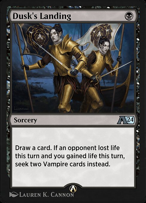 Dusk's Landing highlighted card art