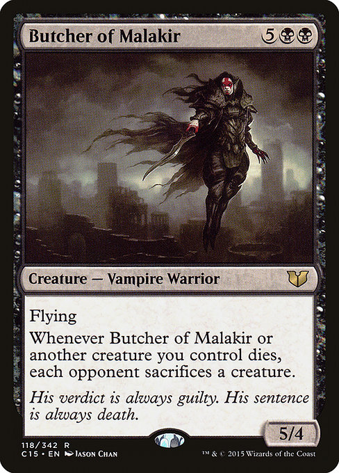 Butcher of Malakir from Commander 2015