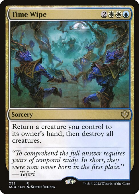 Time Wipe from Starter Commander Decks