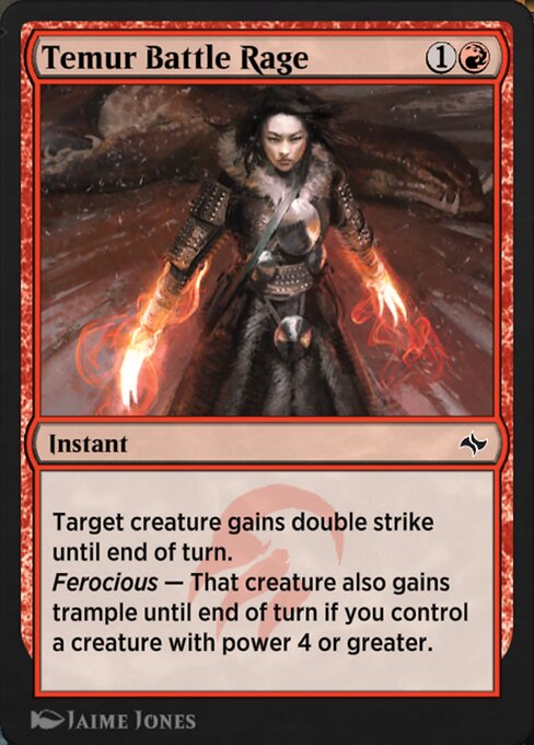 Temur Battle Rage from Explorer Anthology 1