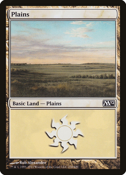Plains from Magic 2012