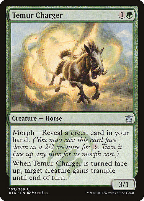 Temur Charger highlighted card art
