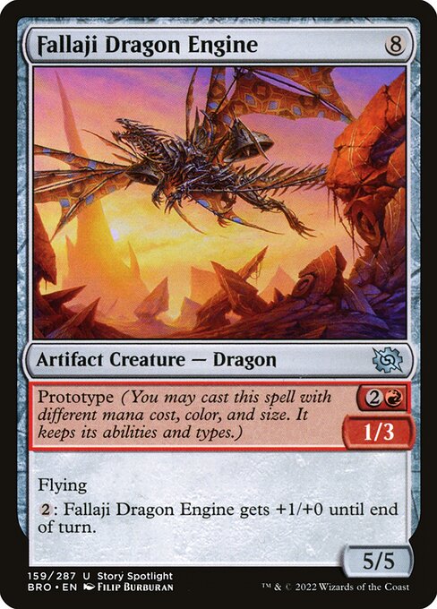 Fallaji Dragon Engine highlighted card art