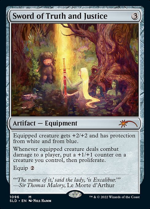 Sword of Truth and Justice from Secret Lair Drop