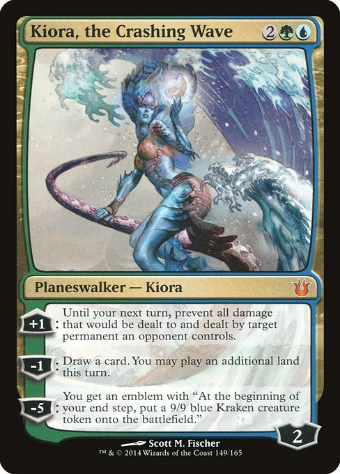 Kiora, the Crashing Wave from Born of the Gods