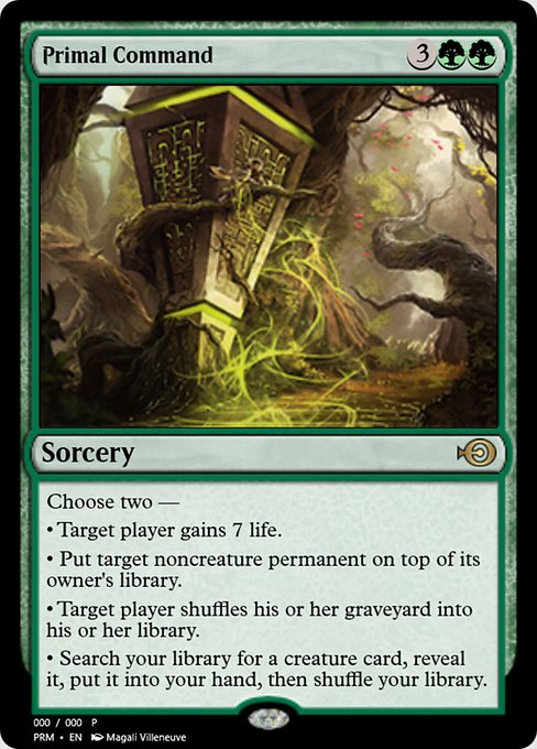Primal Command from Magic Online Promos