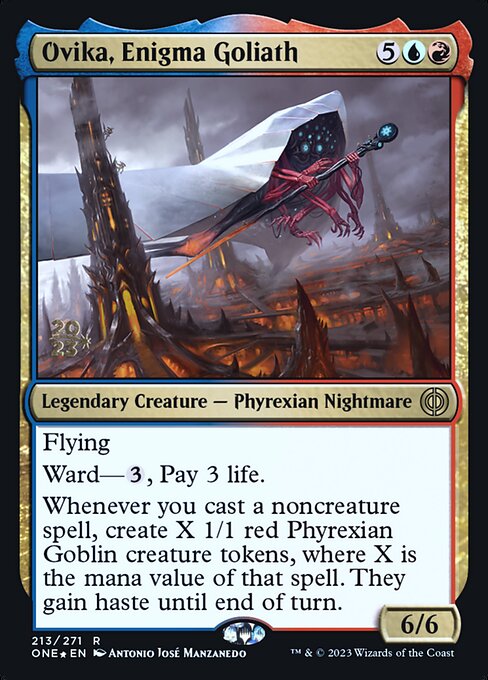 Ovika, Enigma Goliath from Phyrexia: All Will Be One Promos