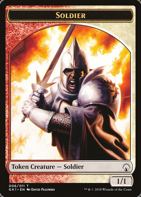 Soldier // Goblin highlighted card art