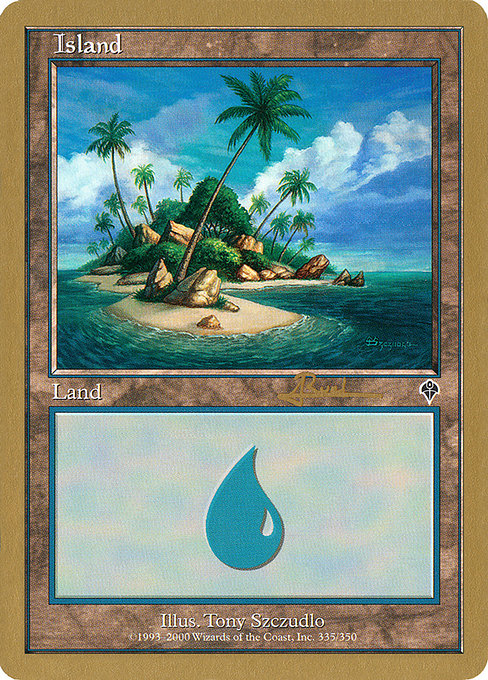 Island from World Championship Decks 2001