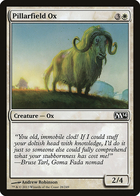 Pillarfield Ox from Magic 2014