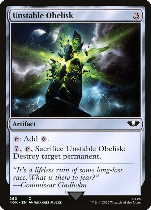 Unstable Obelisk from Warhammer 40,000 Commander