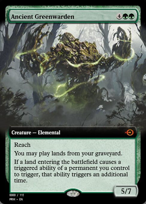 Ancient Greenwarden from Magic Online Promos