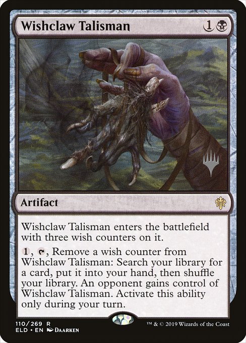 Wishclaw Talisman from Throne of Eldraine Promos