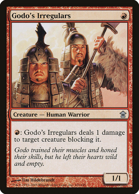 Godo's Irregulars highlighted card art