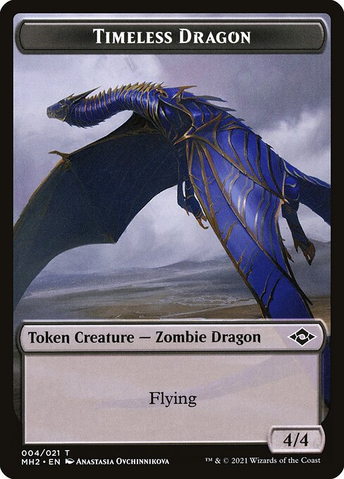 Timeless Dragon from Modern Horizons 2 Tokens
