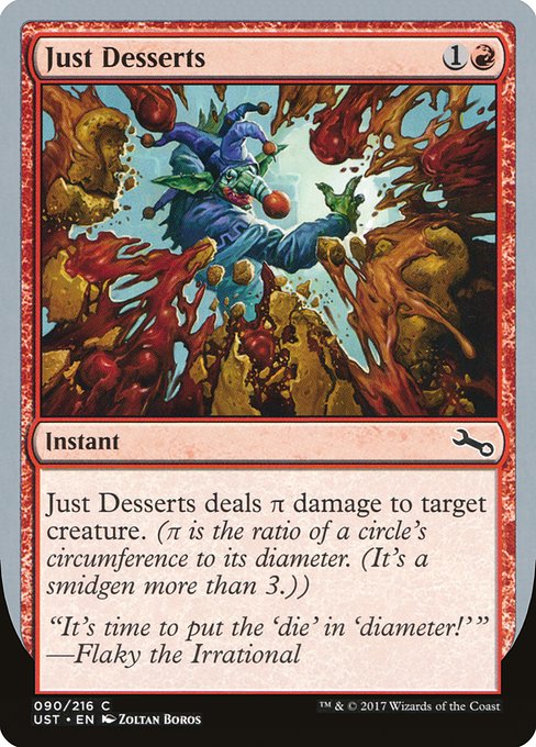 Just Desserts highlighted card art
