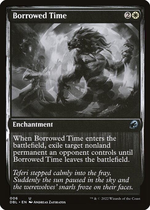 Borrowed Time highlighted card art