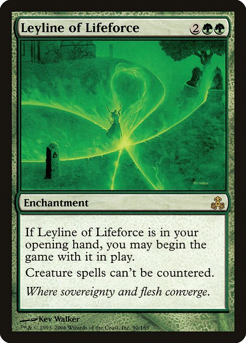 Leyline of Lifeforce highlighted card art