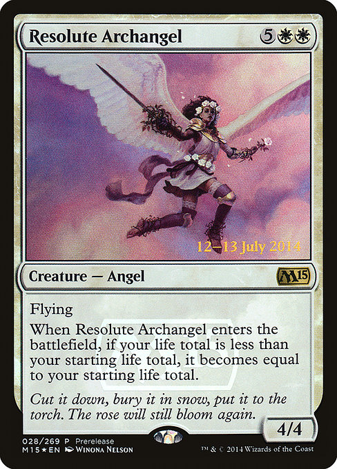 Resolute Archangel from Magic 2015 Promos