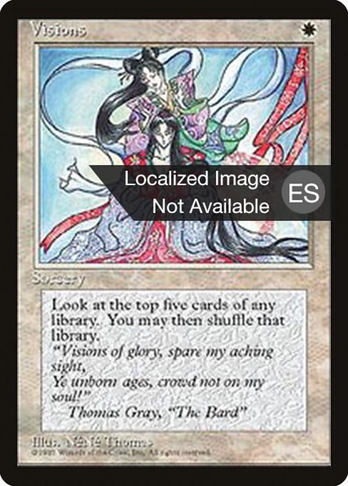 Visions from Fourth Edition Foreign Black Border