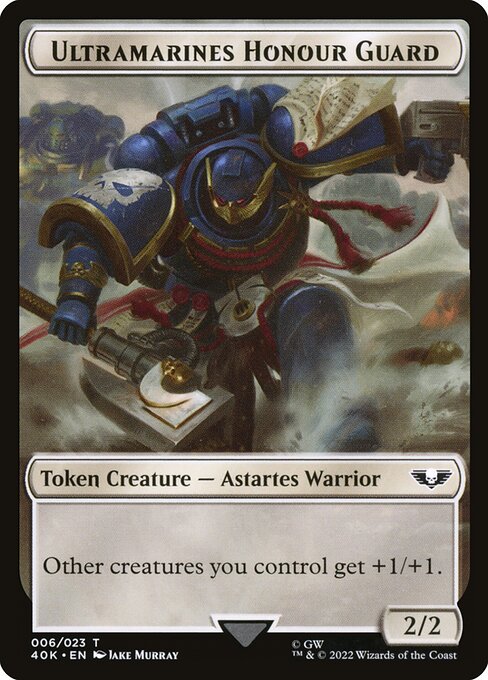 Ultramarines Honour Guard highlighted card art