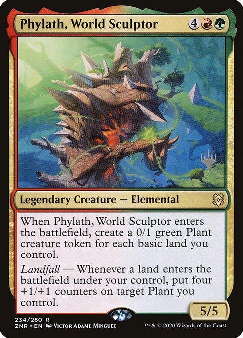 Phylath, World Sculptor from Zendikar Rising Promos