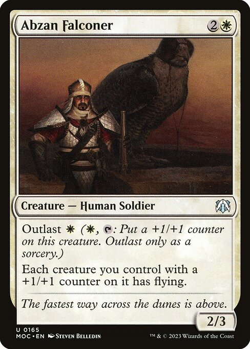 Abzan Falconer highlighted card art