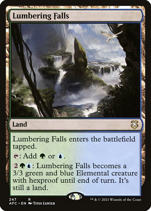 Lumbering Falls from Forgotten Realms Commander
