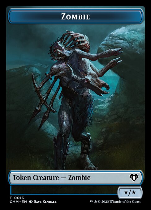 Zombie highlighted card art