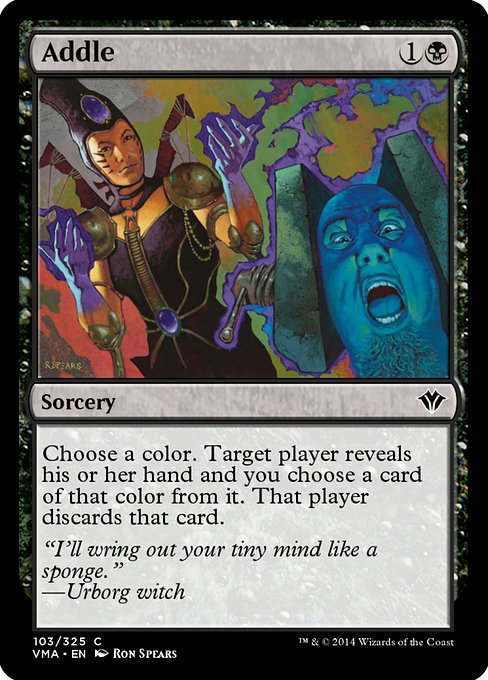 Addle highlighted card art