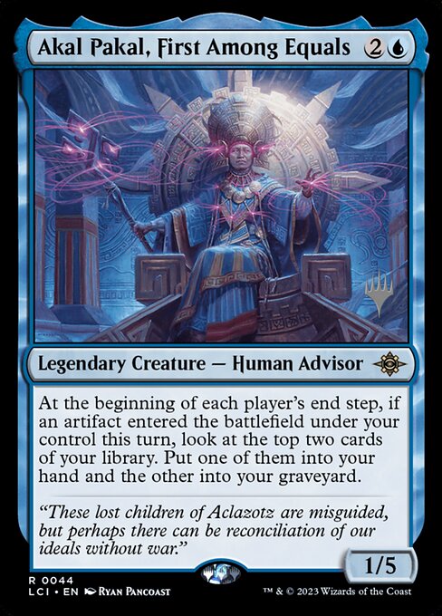 Akal Pakal, First Among Equals from The Lost Caverns of Ixalan Promos