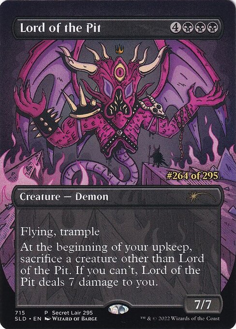 Lord of the Pit from Secret Lair Drop