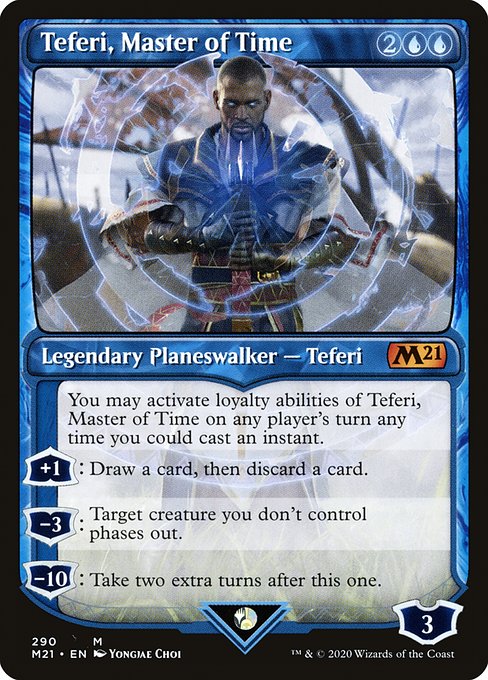 Teferi, Master of Time from Core Set 2021