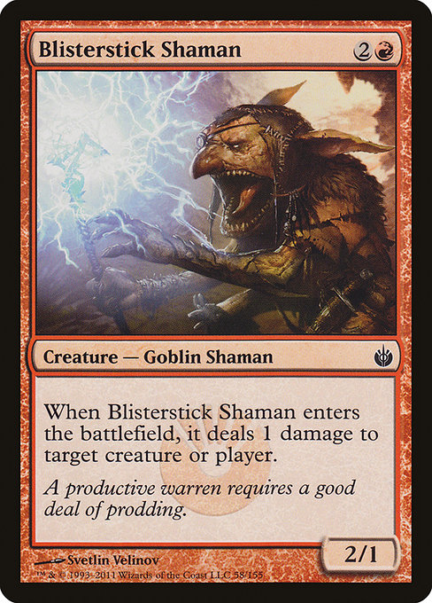 Blisterstick Shaman from Mirrodin Besieged