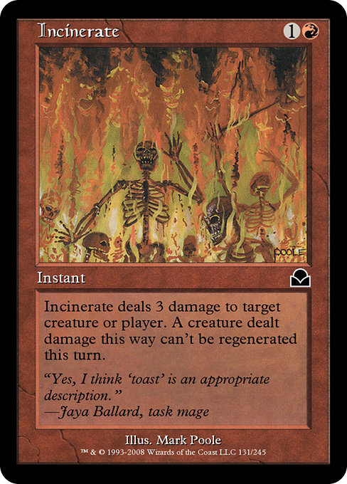 Incinerate from Masters Edition II