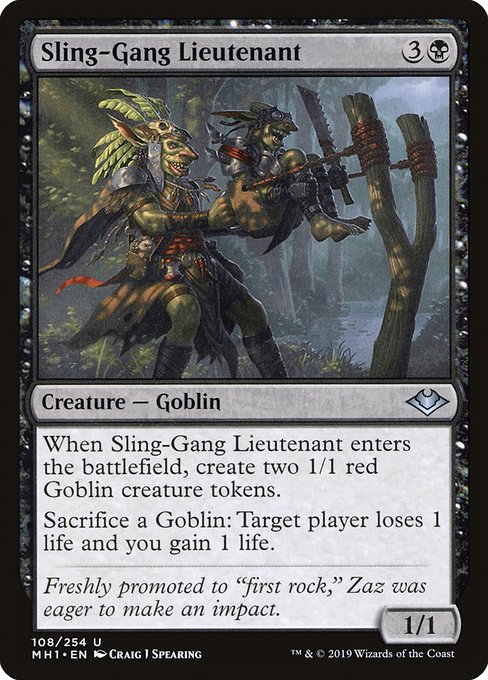 Sling-Gang Lieutenant from Modern Horizons