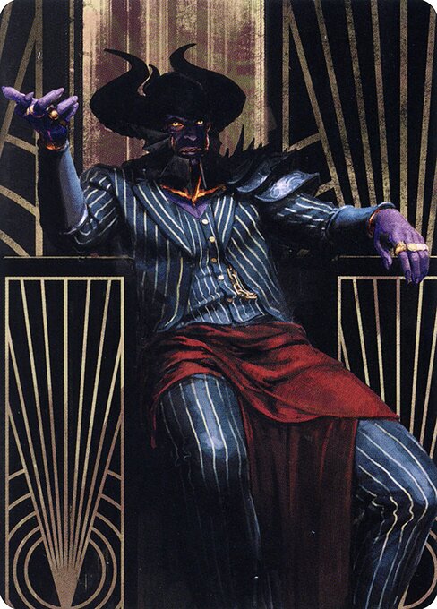 Ob Nixilis, the Adversary // Ob Nixilis, the Adversary from New Capenna Art Series